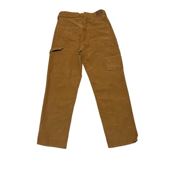 American Eagle Super Stretch Jeans 6 Regular Tan Denim Straight Leg Streetwear - Picture 2 of 7